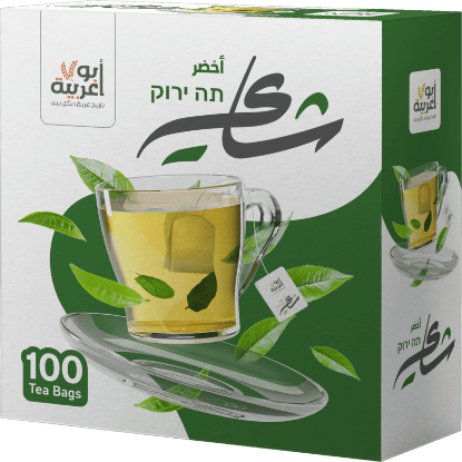 صورة شاي ابو غربية اخضر 1.5 غم 100 حبة 1/36
